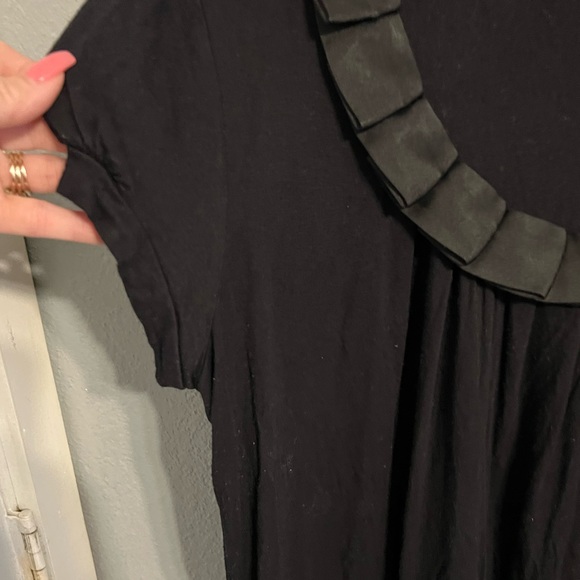 Fred David Black Blouse - Picture 2 of 5